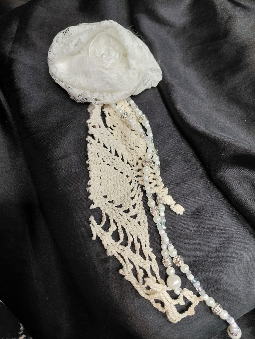 Glass BEADED CLIP-ON ROSET - Picture 7 of 14